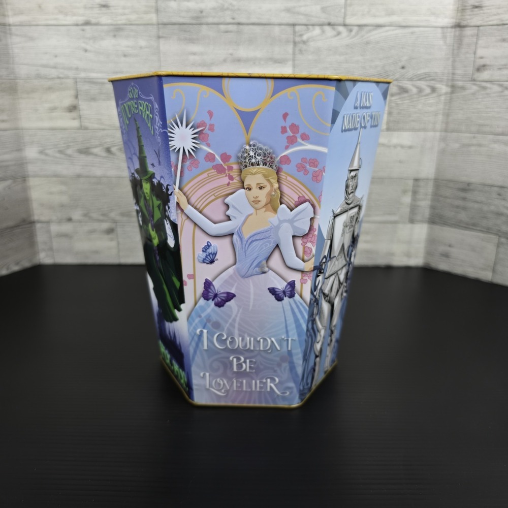 Wicked 2 Movie Hexagon Popcorn Bucket 2025 Cinemark AMC Theaters In Hand